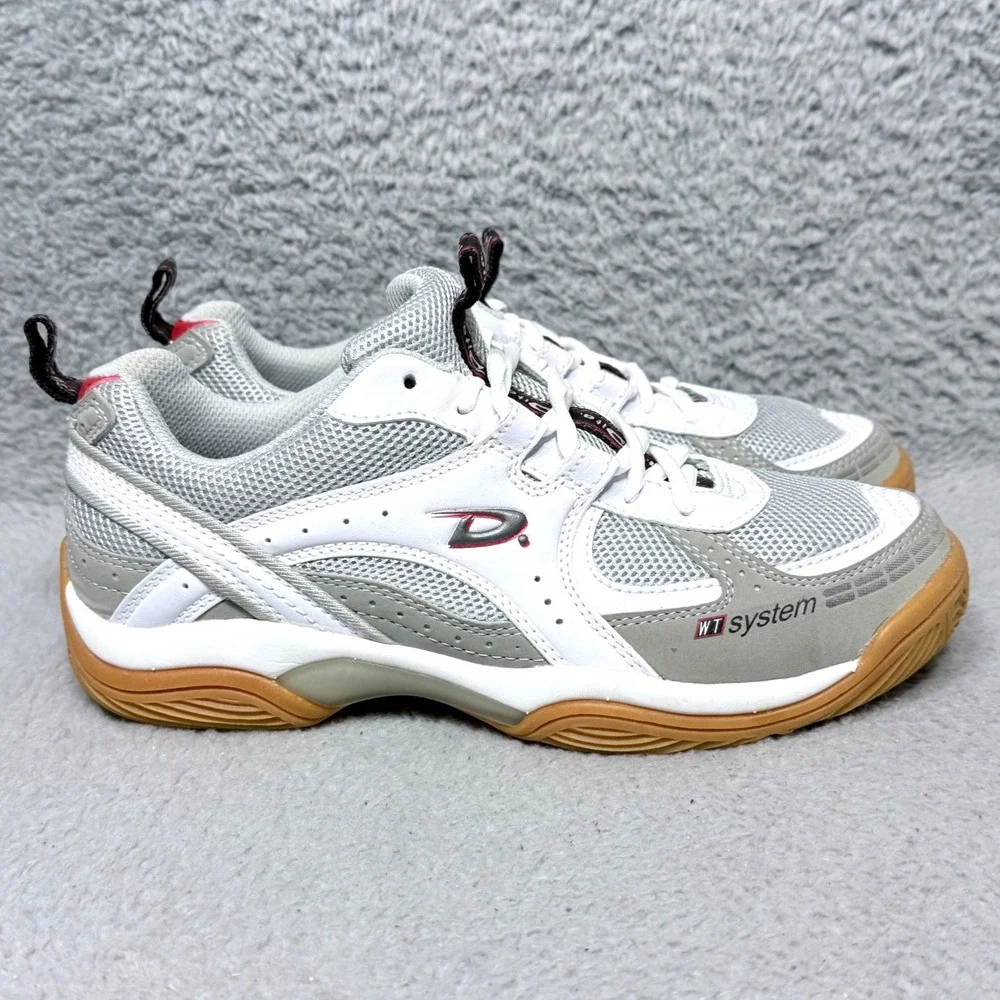 Dita WT System Womens Size 8.5 Indoor Court Shoes Sneakers Gray‎ White